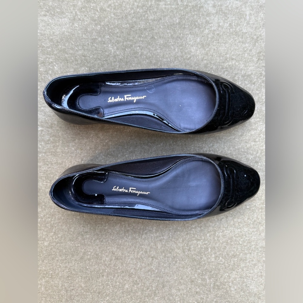 Salvatore Ferragamo Leather Ballet Flats